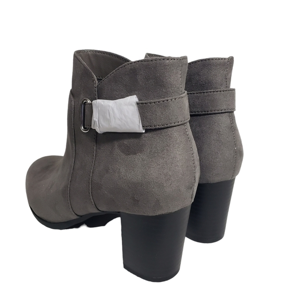 Giani Bernini  Artemyss Grey Memory Foam zip Booties Sz 8M, 8.5W, 10M - Picture 7 of 12